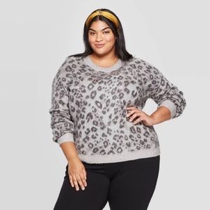 Ava & Viv leopard print sweater